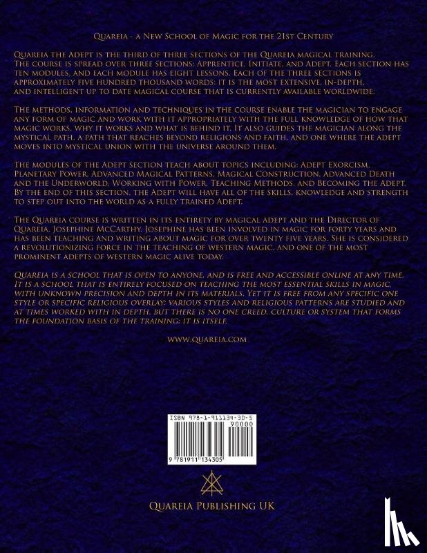 McCarthy, Josephine - Quareia: the Adept