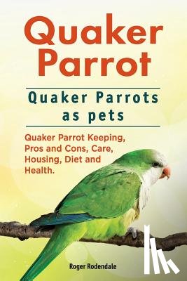 Rodendale, Roger - Quaker Parrot. Quaker Parrots as pets. Quaker Parrot Keeping, Pros and Cons, Care, Housing, Diet and Health.