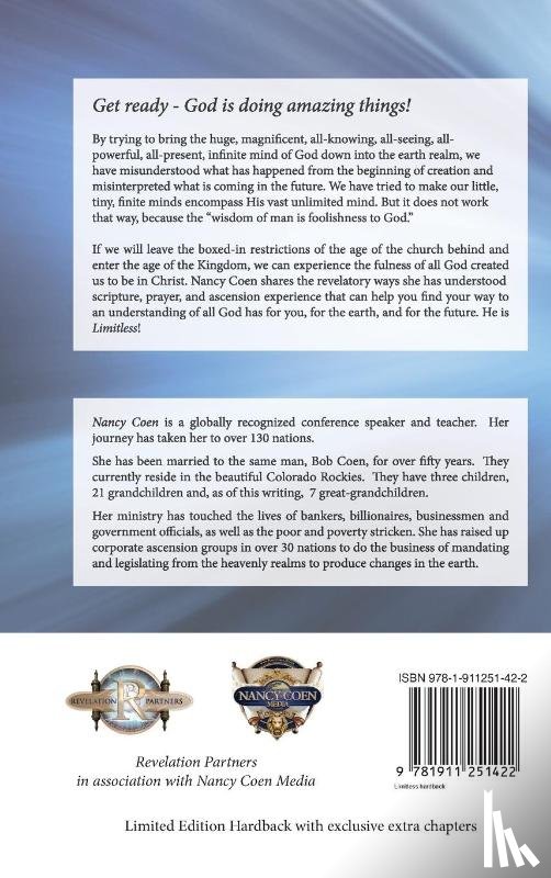 Coen, Nancy - Limitless Hardback Limited Edition