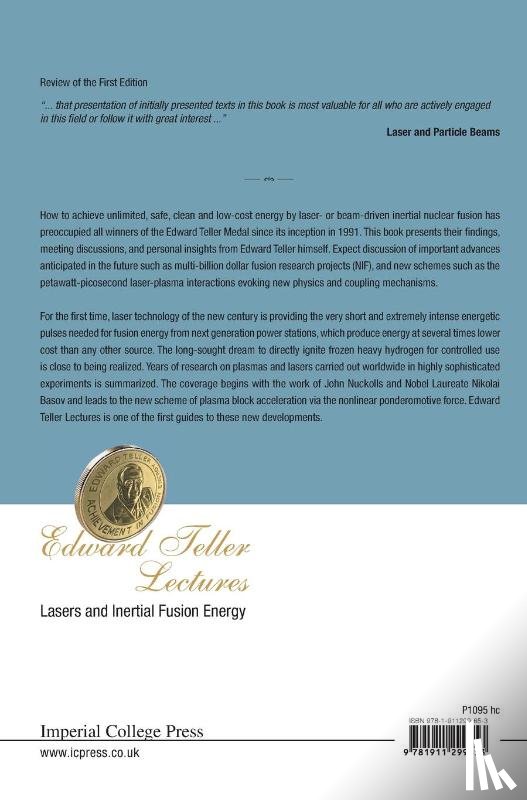  - Edward Teller Lectures: Lasers And Inertial Fusion Energy