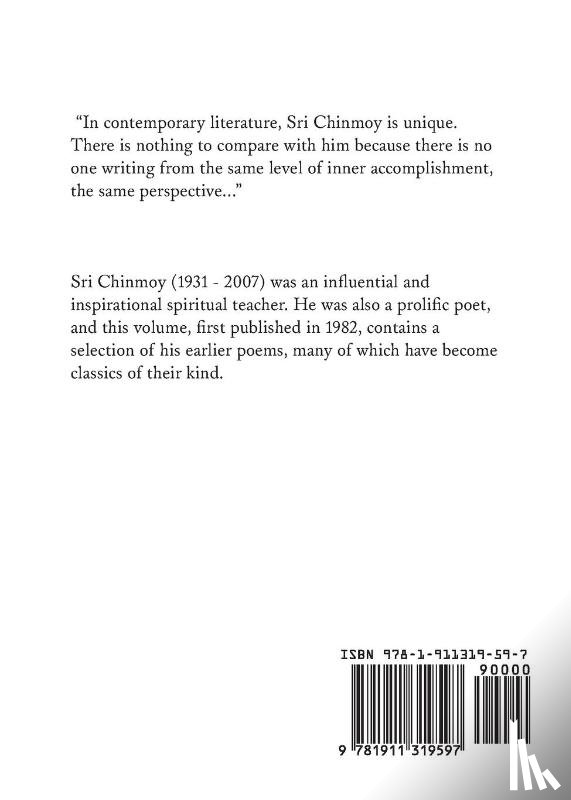 Chinmoy, Sri - Between Nothingness and Eternity