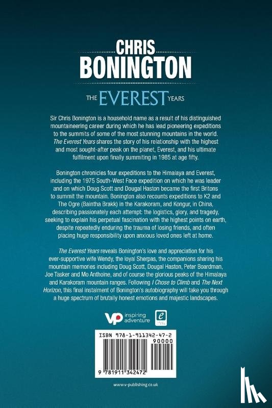 Bonington, Sir Chris - The Everest Years