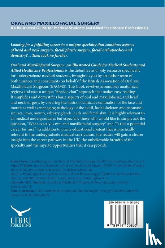Isaac, Robert, Tahim, Arpan S., Payne, Karl F.B., Goodson, Alexander M.C. - ORAL AND MAXILLOFACIAL SURGERY