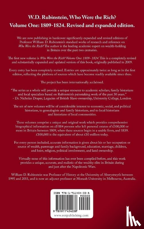 Rubinstein, W. D. - Who Were the Rich?: British Wealth Holders
