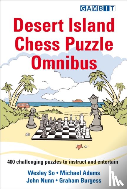 So, Wesley, Adams, Michael, Nunn, John, Burgess, Graham - Desert Island Chess Puzzle Omnibus
