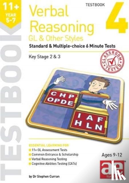 Curran, Stephen C., Stevens, Nicholas Geoffrey - 11+ Verbal Reasoning Year 5-7 GL & Other Styles Testbook 4