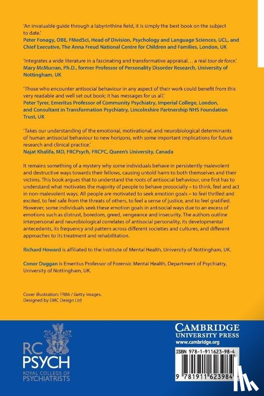Howard, Richard (University of Nottingham), Duggan, Conor (University of Nottingham) - Antisocial Personality