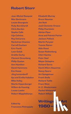 Storr, Robert - Writings On Art 1980-2005