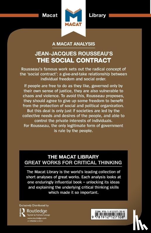 Hill, James - An Analysis of Jean-Jacques Rousseau's The Social Contract