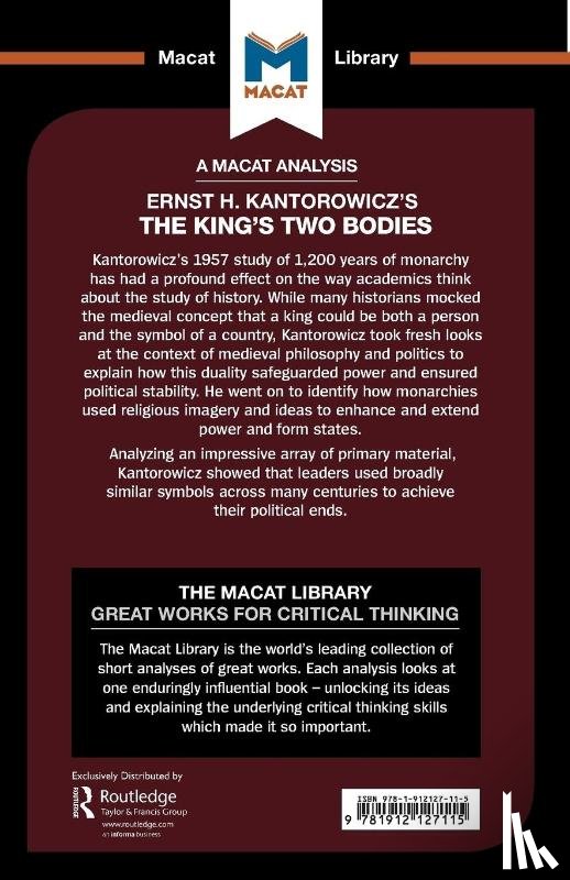 Thomson, Simon - An Analysis of Ernst H. Kantorwicz's The King's Two Bodies