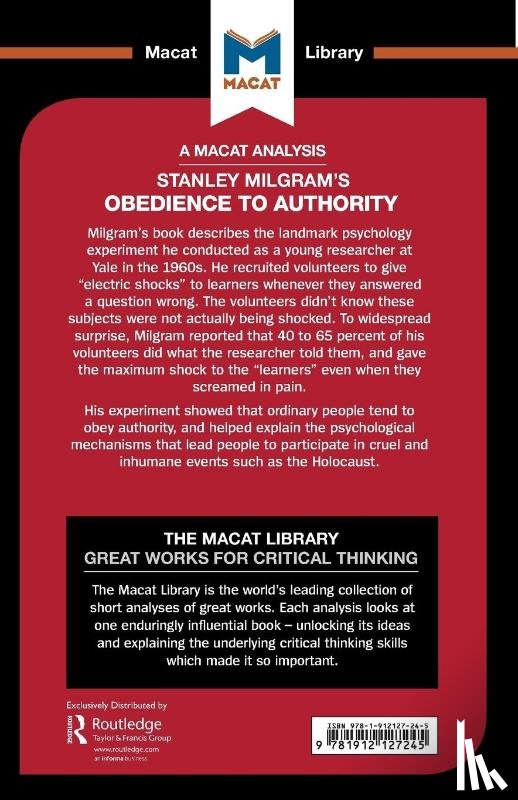 Gridley, Mark, Jenkins, William J. - An Analysis of Stanley Milgram's Obedience to Authority