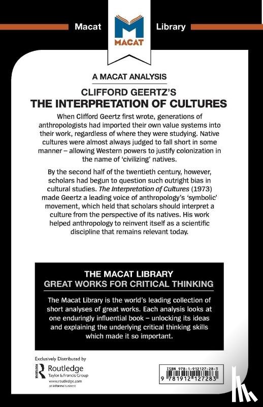 Dadze-Arthur, Abena - An Analysis of Clifford Geertz's The Interpretation of Cultures