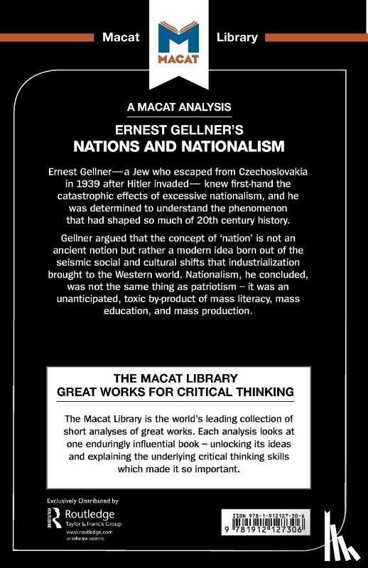 Stahl, Dale - An Analysis of Ernest Gellner's Nations and Nationalism