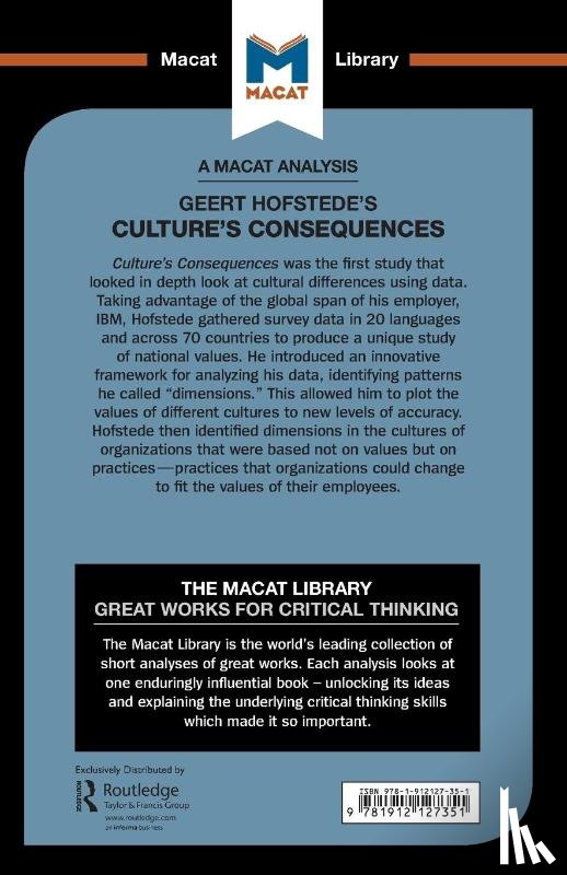 Erdman, Katherine - An Analysis of Geert Hofstede's Culture's Consequences
