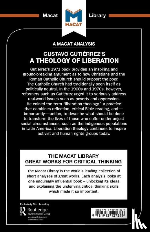 Hesselmans, Marthe - An Analysis of Gustavo Gutierrez's A Theology of Liberation