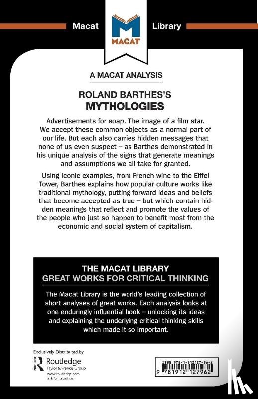 Gomez, John E. - An Analysis of Roland Barthes's Mythologies