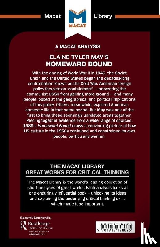 Homer, Jarrod - An Analysis of Elaine Tyler May's Homeward Bound