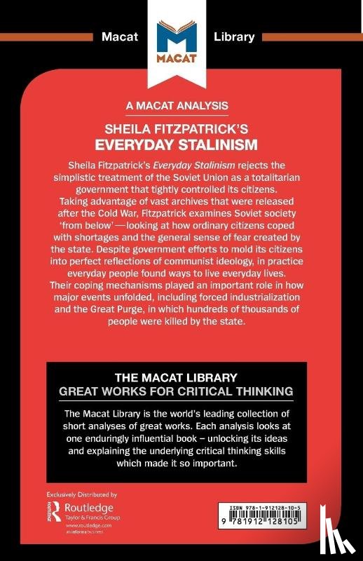 Petrov, Victor - An Analysis of Sheila Fitzpatrick's Everyday Stalinism