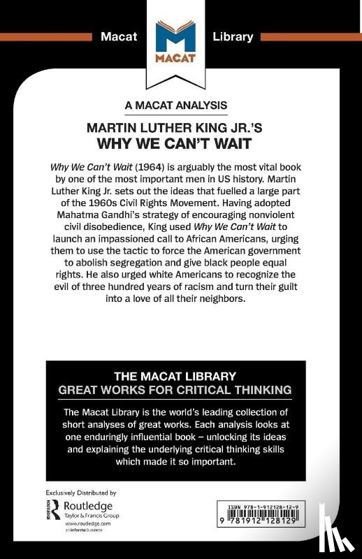 Xidias, Jason - An Analysis of Martin Luther King Jr.'s Why We Can't Wait