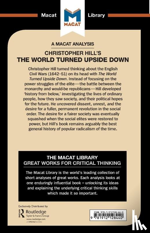 Bhogal, Harman - An Analysis of Christopher Hill's The World Turned Upside Down