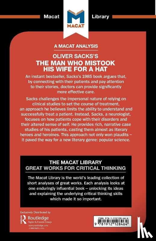 Krpan, Dario - An Analysis of Oliver Sacks's The Man Who Mistook His Wife for a Hat and Other Clinical Tales