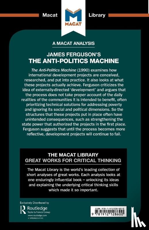 Jenkins, Julie - An Analysis of James Ferguson's The Anti-Politics Machine
