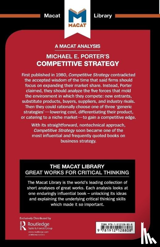 Belton, Padraig - An Analysis of Michael E. Porter's Competitive Strategy