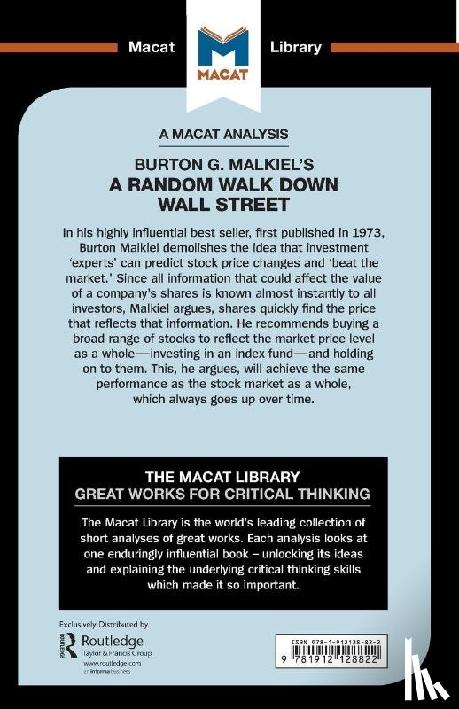 Burton, Nicholas - An Analysis of Burton G. Malkiel's A Random Walk Down Wall Street