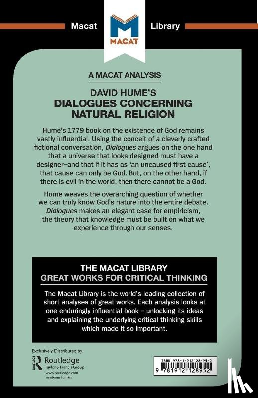 Donaldson, John, Jackson, Ian - An Analysis of David Hume's Dialogues Concerning Natural Religion