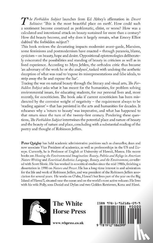 Quigley, Peter - The Forbidden Subject