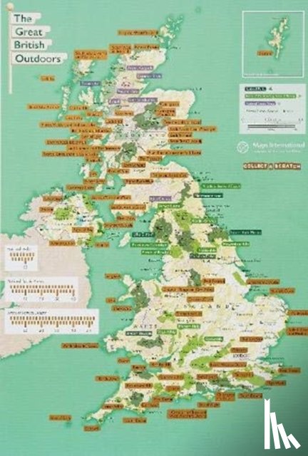  - The Great British Outdoors - Collect and Scratch Map