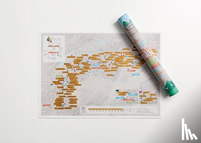  - Alpine Cycling Collect and Scratch Print