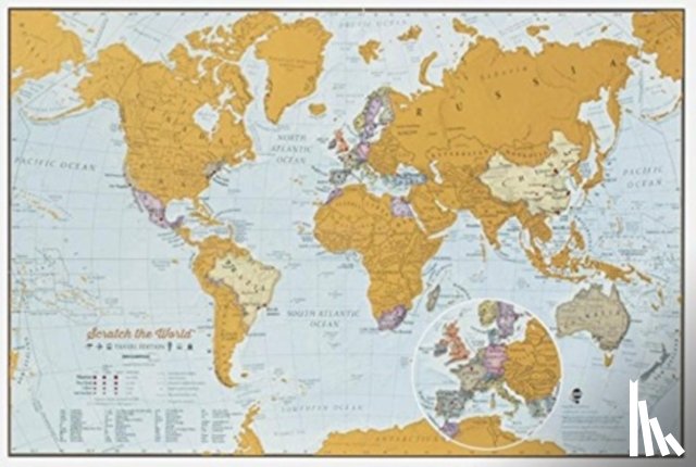  - Scratch the World travel 42 x 30 cm