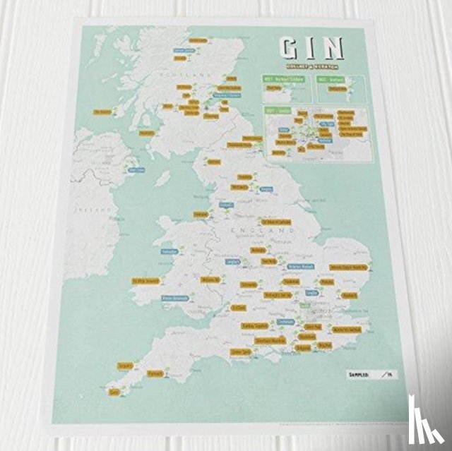 Maps International - Gin Collect and Scratch Print