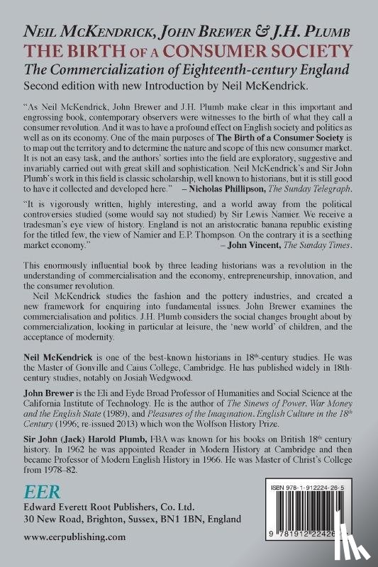 McKendrick, Neil, Brewer, John, Plumb, J. H. - The Birth of a Consumer Society