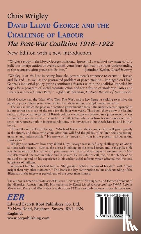 Wrigley, Professor Chris (Nottingham University UK) - Lloyd George and the Challenge Labour