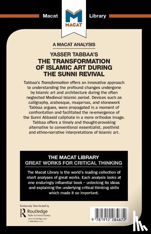 Badat, Bilal - An Analysis of Yasser Tabbaa's The Transformation of Islamic Art During the Sunni Revival