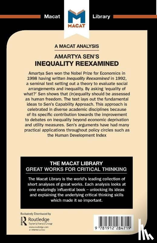 Klein, Elise - An Analysis of Amartya Sen's Inequality Re-Examined