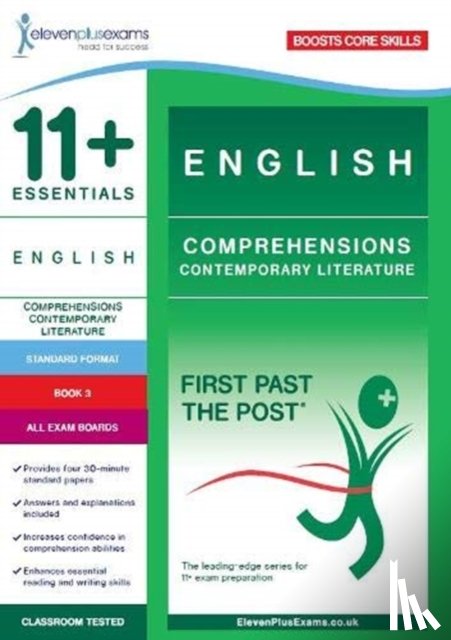  - 11+ Essentials English: Comprehensions Contemporary Literature Book 3 (Standard Format)