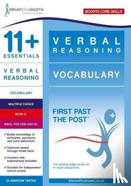  - 11+ Essentials Verbal Reasoning: Vocabulary Book 3