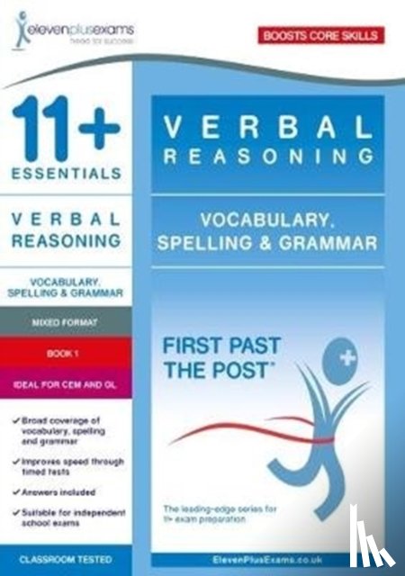  - 11+ Essentials Verbal Reasoning: Vocabulary, Spelling & Grammar Book 1