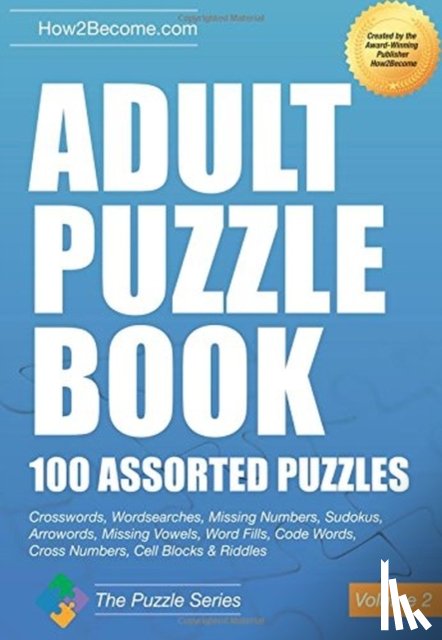 How2Become - Adult Puzzle Book:100 Assorted Puzzles - Volume 2