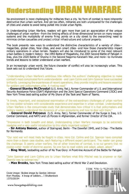 Collins, Dr. Liam, Spencer, John (Modern War Institute at West Point) - Understanding Urban Warfare