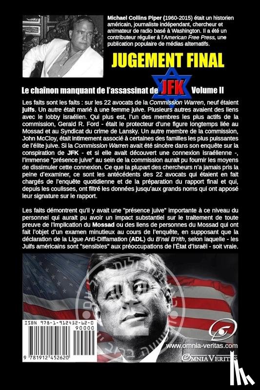Piper, Michael Collins - Jugement Final - Le chainon manquant de l'assassinat de JFK