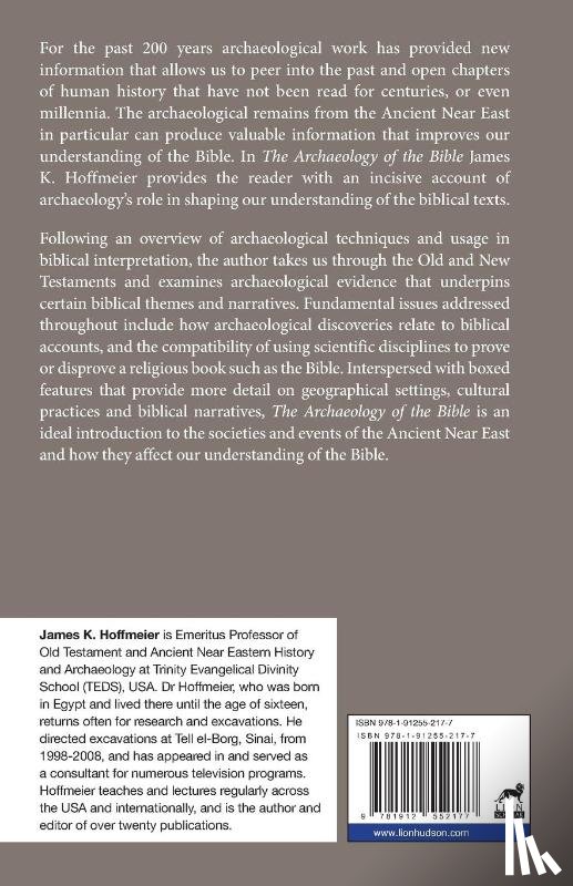 Hoffmeier, Professor James K. - The Archaeology of the Bible