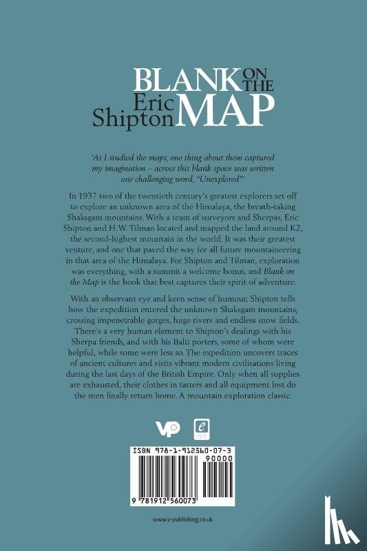 Shipton, Eric - Blank on the Map