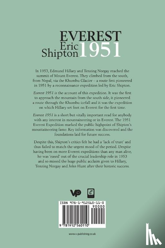 Shipton, Eric - Everest 1951