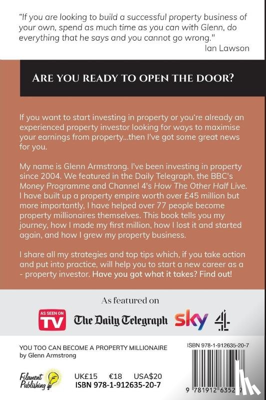 Armstrong, Glenn - You Too Can Become a Property Millionaire
