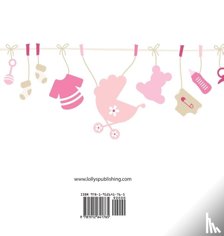 Publishing, Lollys - Baby Shower Guest Book, Pink, Girl, Beautiful Guest Book for Family & Friends to Write In, Mummy To Be, Photo, Baby, Pregnancy, Motherhood, New Born Keepsake (Hardback)