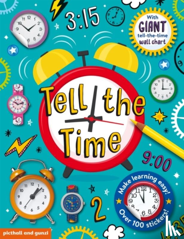 Picthall, Chez - Tell The Time Sticker Book